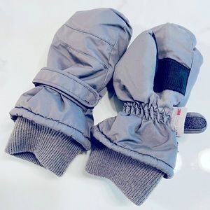 3M insulated Snow gloves Kids Gray